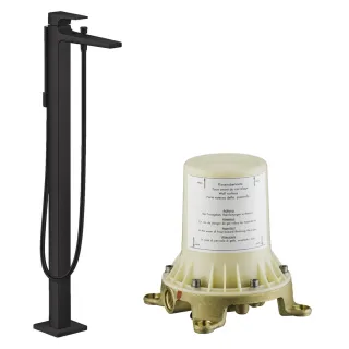 Смеситель для ванны Hansgrohe Metropol 32532670S черный